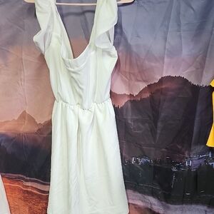 Nwot Altar'd State Chic White Backless Dress